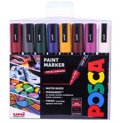 Posca Deep Set 8 x 5M