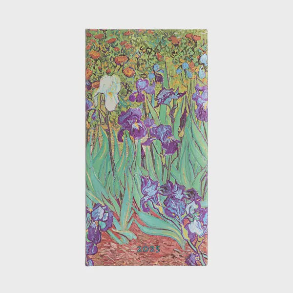 2025 Planner Van Gogh’s Irises Slim Horizontal