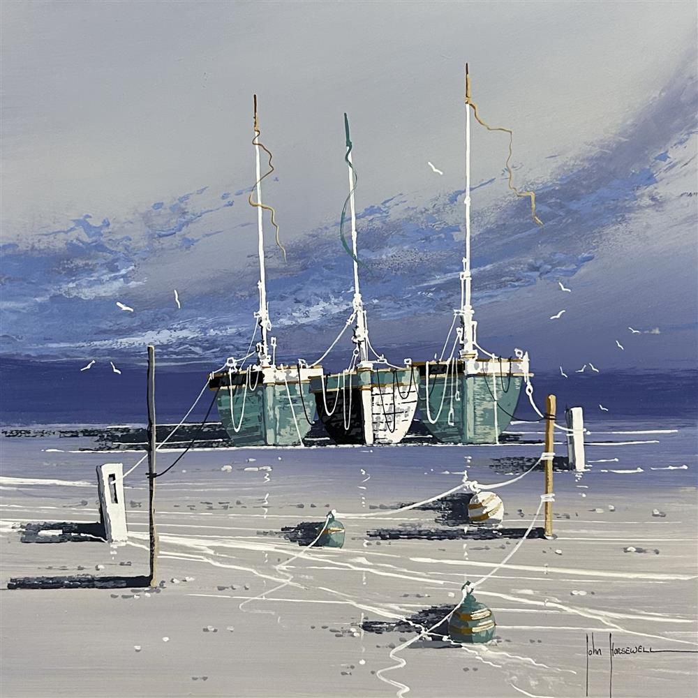 A Dance of Masts and Gulls by John Horsewell