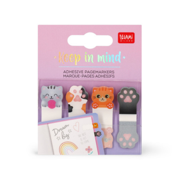 Legami Adhesive Pagemarkers - Keep In Mind - Kitty