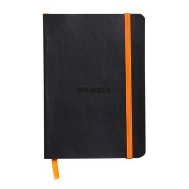 Clairefontaine Rhodiarama A6 Softcover Notebook Dot - Black