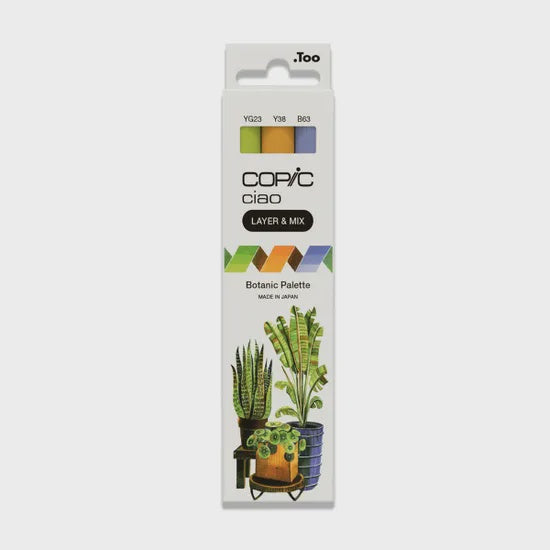 Copic Ciao (Layer & Mix) Set of 3 - Botanic Palette