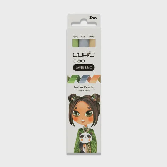 Copic Ciao (Layer & Mix) Set of 3 - Natural Palette