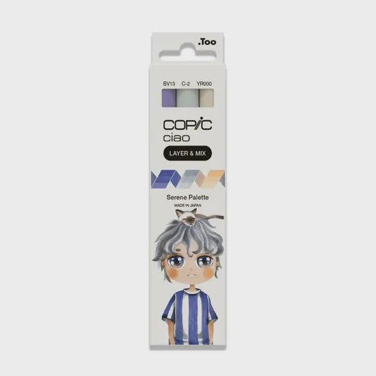 Copic Ciao (Layer & Mix) Set of 3 - Serene Palette