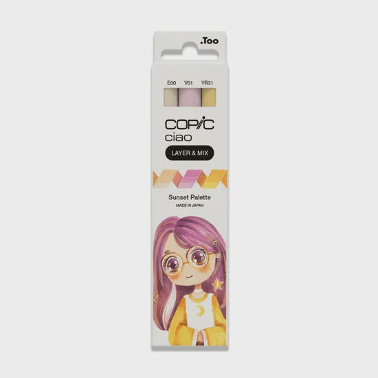 Copic Ciao (Layer & Mix) Set of 3 - Sunset Palette