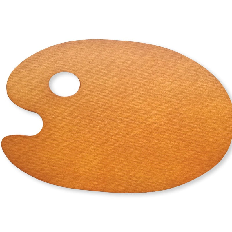 Create Small Oval Wooden Palette