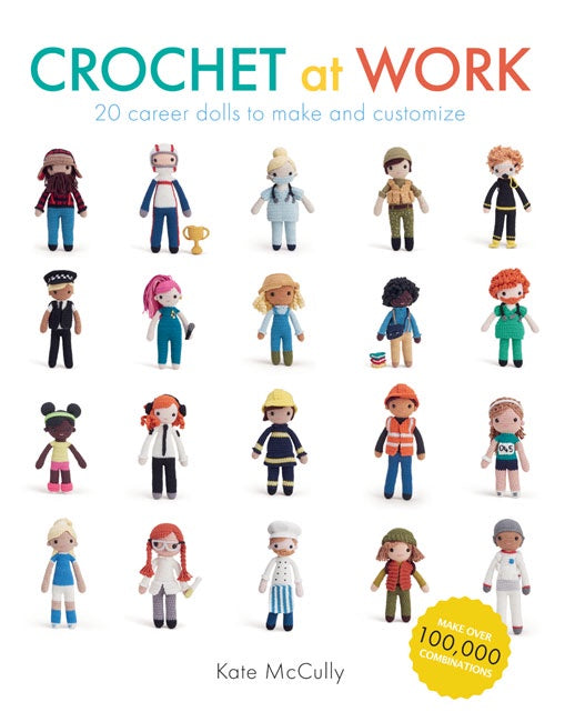 Cover of Crochet At Work, an art book available from GMC at BradburyART, perfect for artists and creatives.