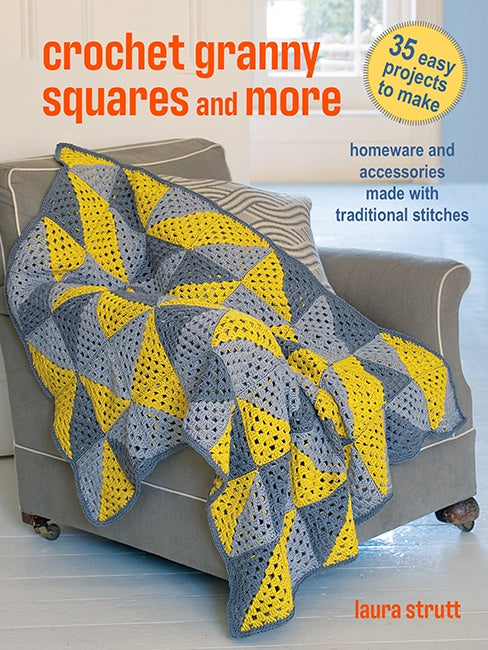 Cover of Crochet Granny Squares and More: 35 Easy Projects to Make, an art book available from GMC at BradburyART, perfect for artists and creatives.