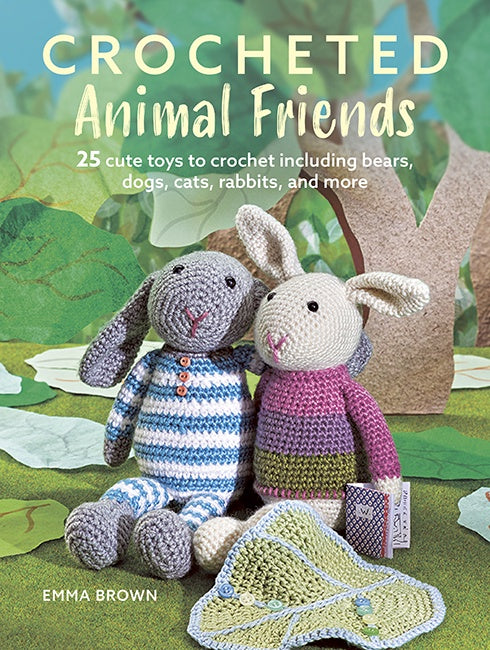 Cover of Crocheted Animal Friends, an art book available from GMC at BradburyART, perfect for artists and creatives.