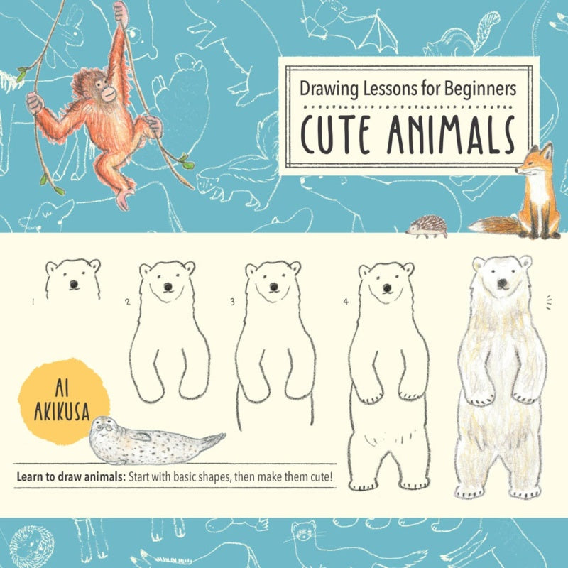 Drawing Lessons for Beginners: Cute Animals