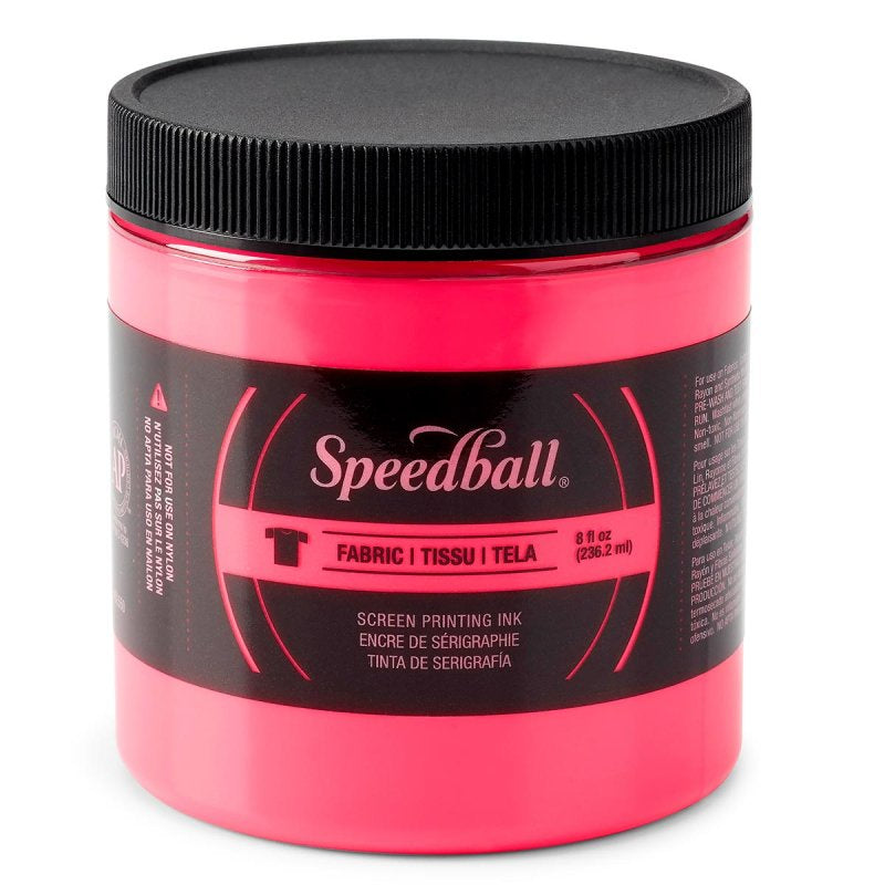 Fabric Screen Printing Ink 236ml (8oz) - Fluorescent