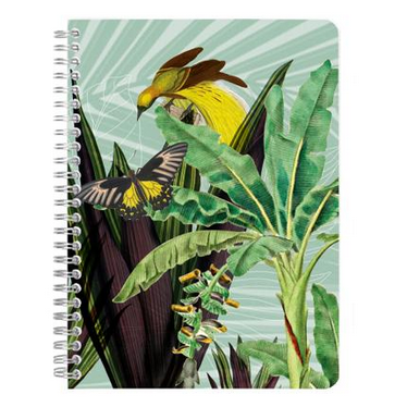 Jungle Harmony, Wirebound Notebook A5 74 sheets Lined