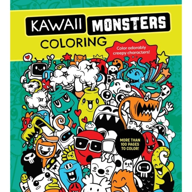 Kawaii Monsters Coloring Book