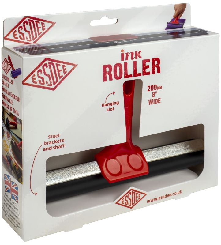 LINO ROLLER 150mm / 6" Red Handle