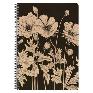 Le Cerisier blanc, Wire bound notebook A4 21x29,7 cm, 74 sheets, lined and margin