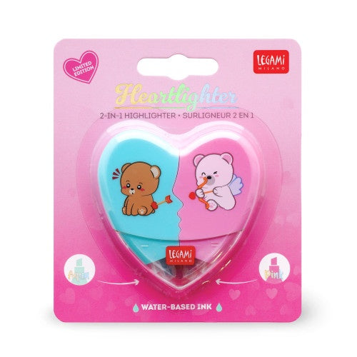 Legami 2-In-1 Highlighter -  Heart