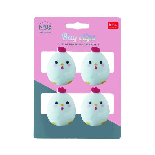 Legami Bag Clips - Hen