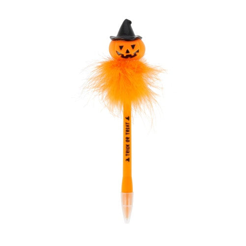 Legami Halloween Ballpoint Pen with Light - Pumpkin