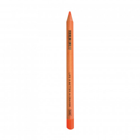 Legami Life Is Better In-Jumbo Fluorescent Coloured Crayon-Orange