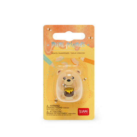Legami Pencil Sharpener - Mini Friends  Teddy Bear