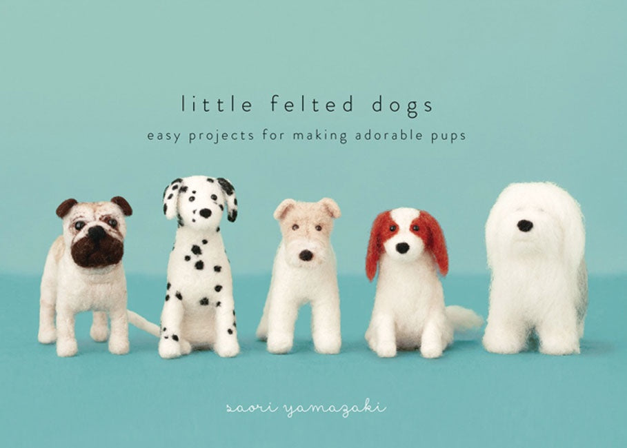 Cover of Little Felted Dogs  Easy Projects for Making Adorable Pups, an art book available from GMC at BradburyART, perfect for artists and creatives.