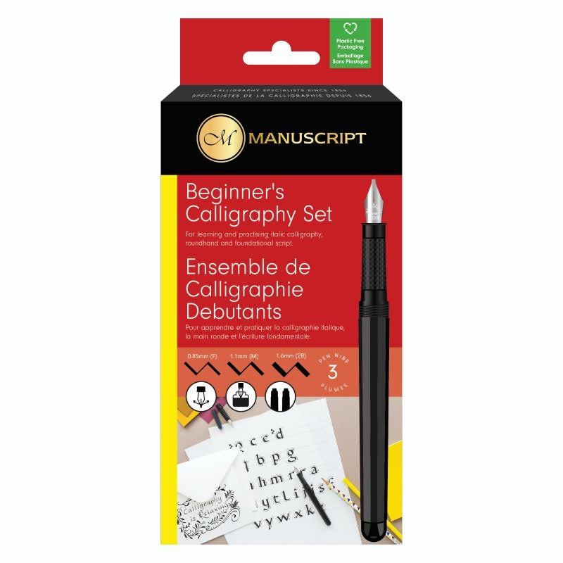 Manuscript 3 nib Beginners Calligraphy Set