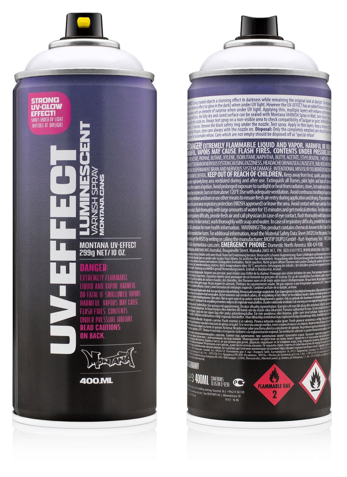 Montana UV-EFFECT Transparent 400ML