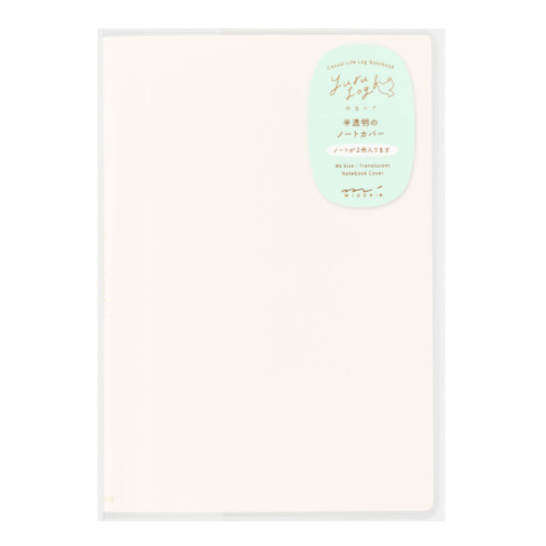 Midori Yuru Log Notebook Cover <B6> PVC