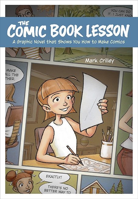 Cover of Comic Book Lesson  The, an art book available from GMC at BradburyART, perfect for artists and creatives.