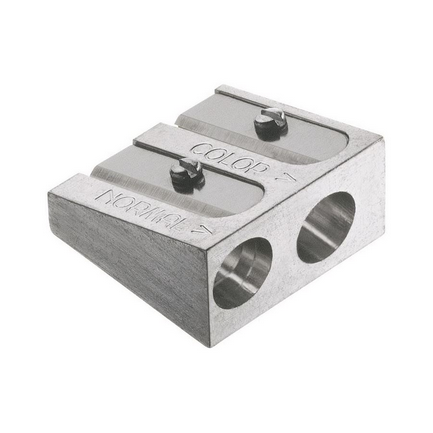 Metal Sharpener-Two Hole for Artists