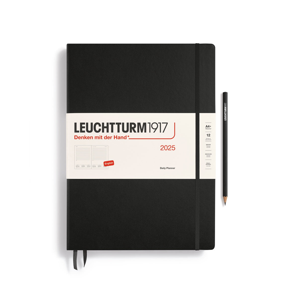 Daily Planner Master (A4+) 2025, a stationery by Leuchtturm1917 in 2025 format, designed as a yearly planner