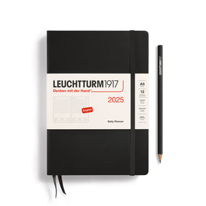 Daily Planner Medium (A5) 2025, a stationery by Leuchtturm1917 in 2025 format, designed as a yearly planner