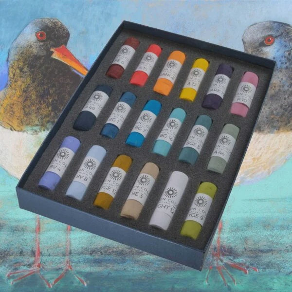 Loes Botman Birds Essentials 18 Small Stick Soft Pastel Set