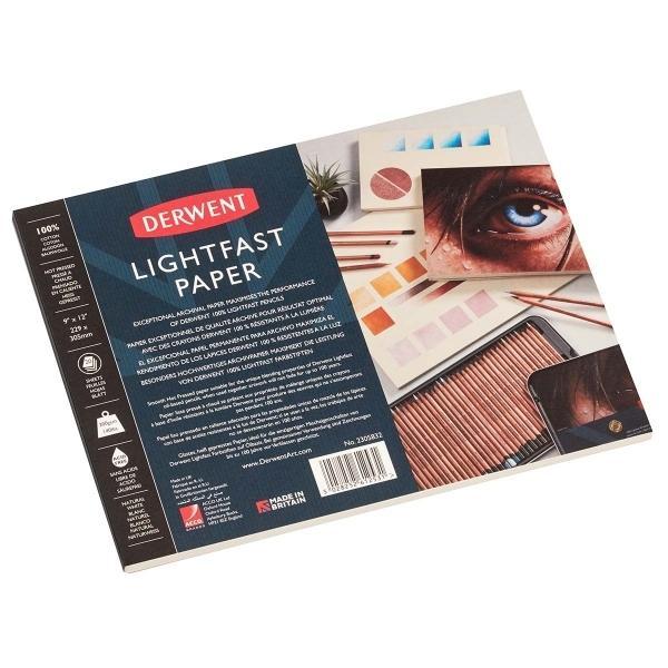 Lightfast Paper Pad 9in x 12in by Derwent