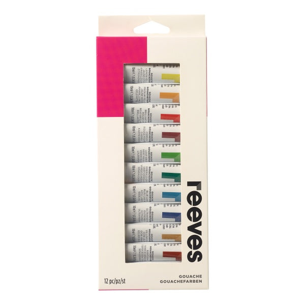 Reeves Fine Gouache Tube Set 12