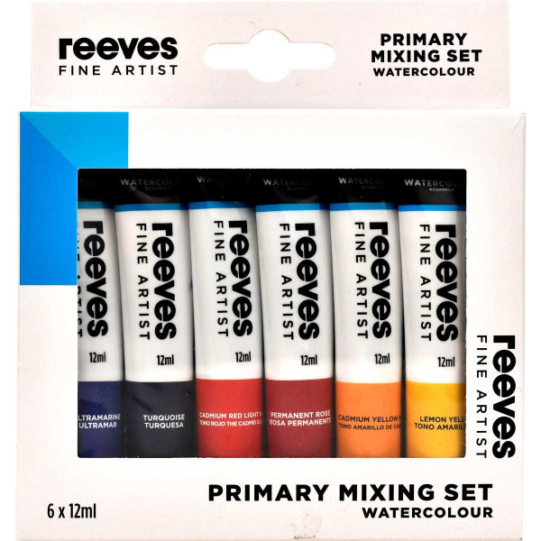 Reeves 5 x 12ml Fine Artist Watercolour Mixing Set