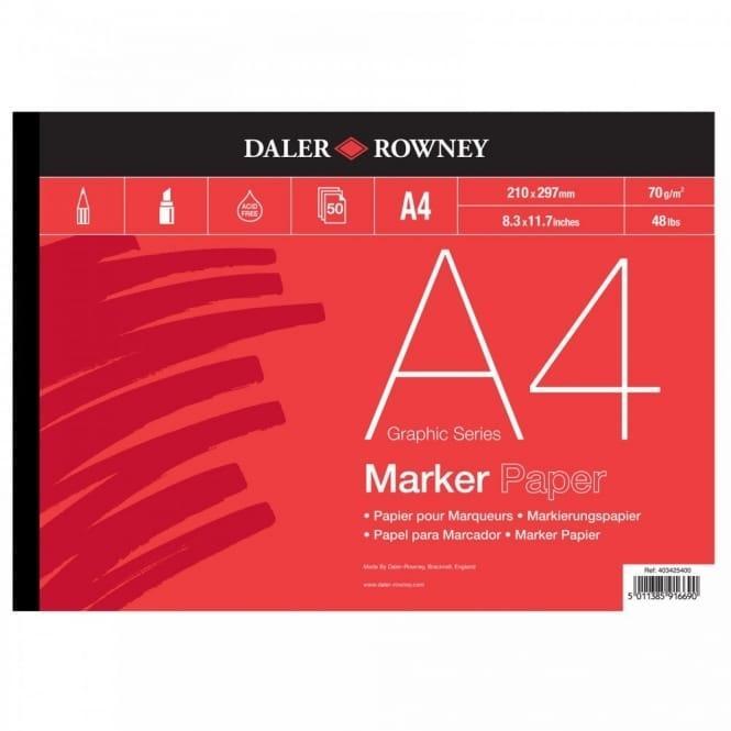 Graphic Series Marker Pad A4 70G 50 Sheet by Daler Rowney