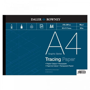 Graphic Series Tracing Pad A4 90G 50 Sheets by Daler Rowney